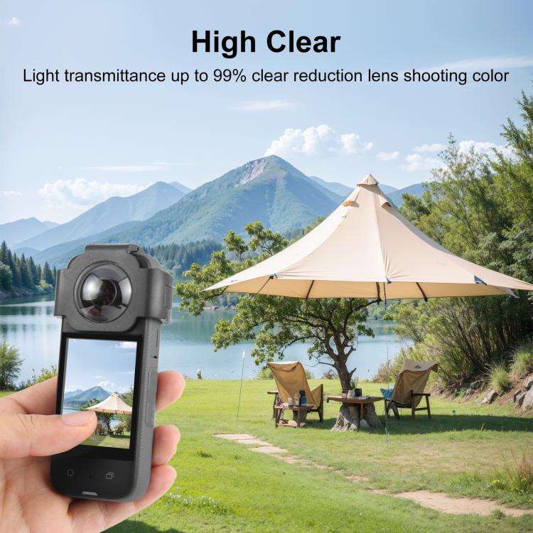 適用於 Insta360 X3  PULUZ 保護鏡保護蓋