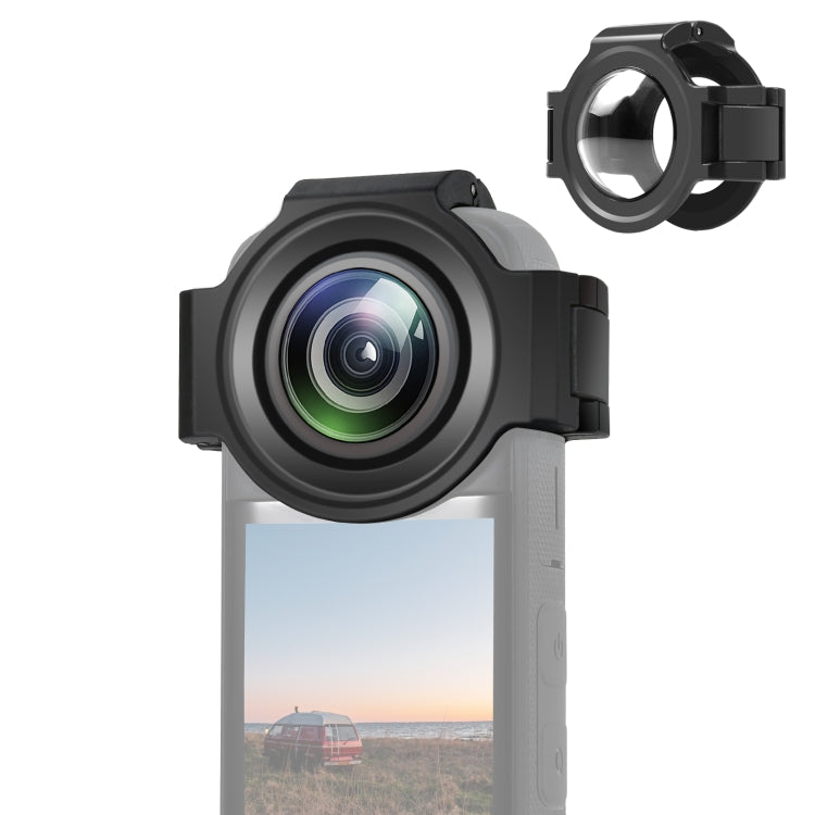 適用於 Insta360 X3 PULUZ 升級光學玻璃保護鏡保護蓋