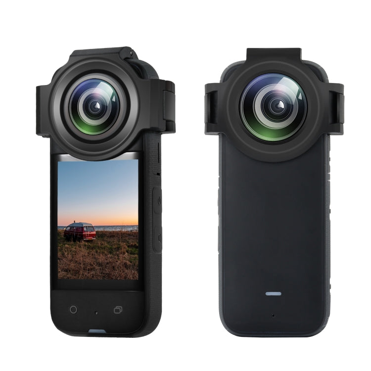 適用於 Insta360 X3 PULUZ 升級光學玻璃保護鏡保護蓋