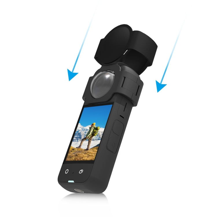 PULUZ 適用於Insta360影石 One X3全景相機鏡頭&保護鏡保護硅膠套