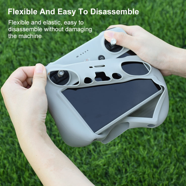 PULUZ 適用大疆Mini 3 Pro DJI RC硅膠套御3 RC帶屏遙控器保護罩防塵保護套
