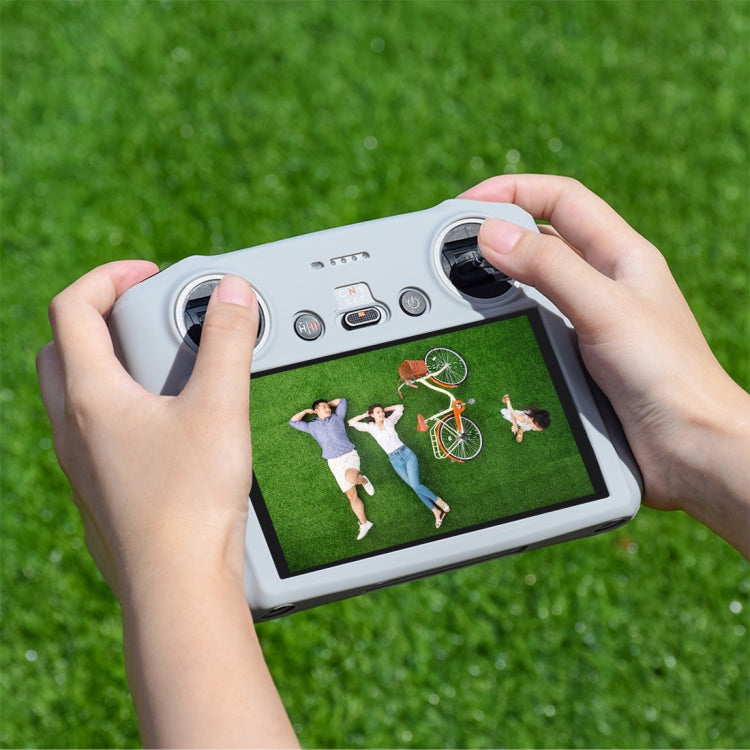 PULUZ 適用大疆Mini 3 Pro DJI RC硅膠套御3 RC帶屏遙控器保護罩防塵保護套