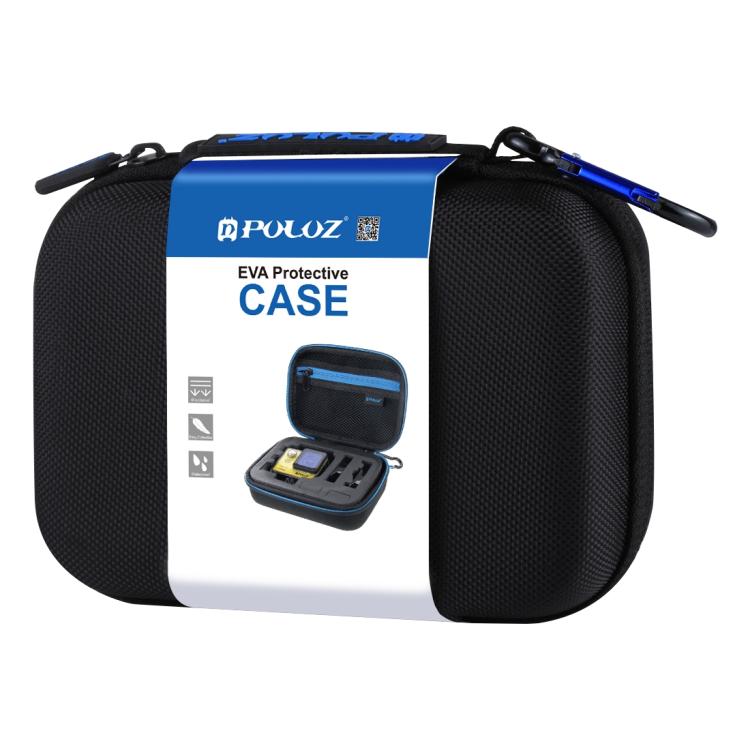 適用於GoPro Hero11 Black / HERO10 Black / HERO9 Black / HERO8 Black / HERO7 /6 /5 /5 Session /4 Session /4 /3+ /3 /2 /1, DJI Osmo Action和其他運動相機 PULUZ便攜式 小號收納包 Size: 16cm x 12cm x 7cm