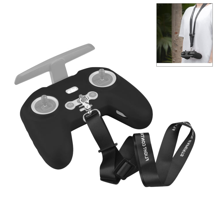 PULUZ 適用於DJI FPV&#160;Combo遙控器硅膠套 帶掛繩
