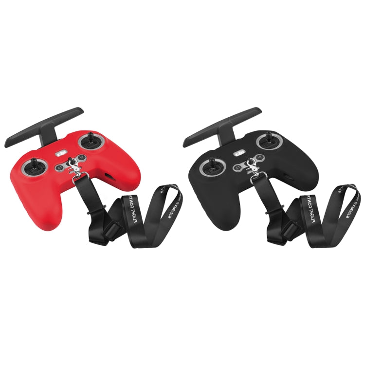 PULUZ 適用於DJI FPV Combo遙控器硅膠套 帶掛繩  , For DJI FPV Combo Remote Control with Neck Strap