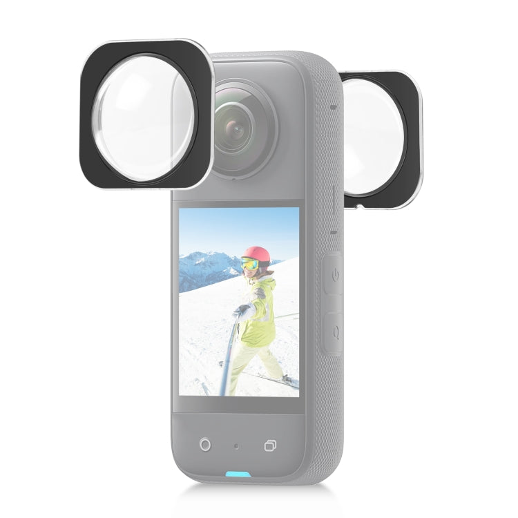 適用於 Insta360 X3 PULUZ 升級光學玻璃粘貼式保護鏡保護罩