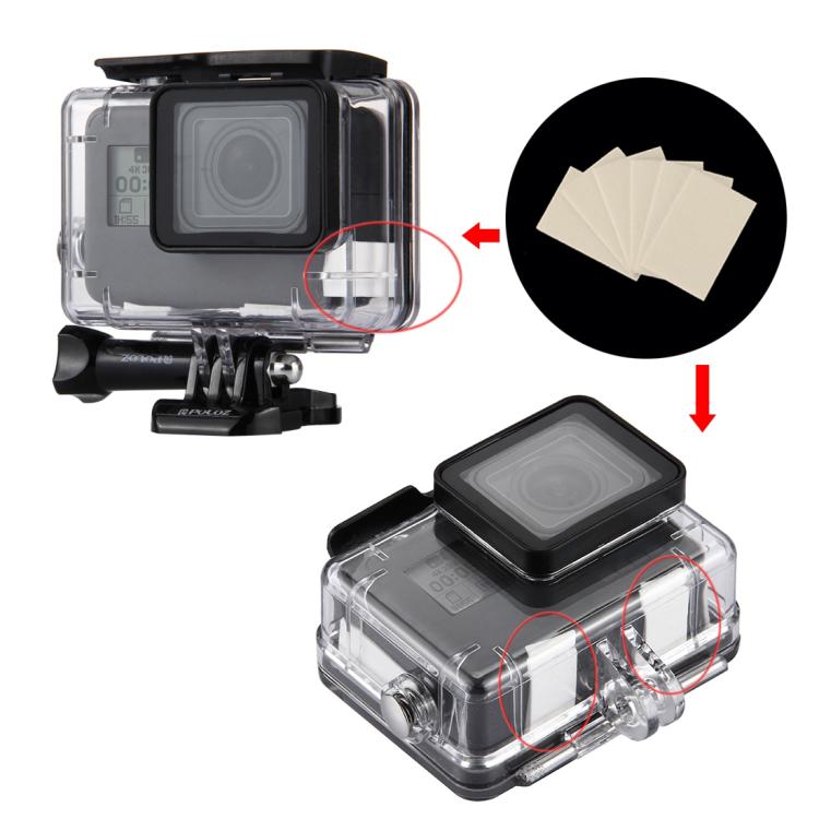 PULUZ 適用於GoPro HERO10 Black / HERO9 Black / HERO8 Black /HERO7 /6 /5, DJI Osmo Action, Xiaoyi 運動攝像機防霧燈嵌 12個裝
