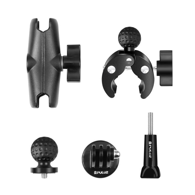 PULUZ 適用於GoPro 運動相機摩托車/自行車大力夾車把支架