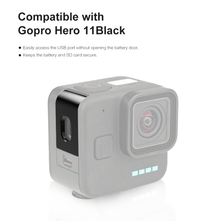 適用於GoPro Hero11 Black Mini  PULUZ金屬側蓋 B款