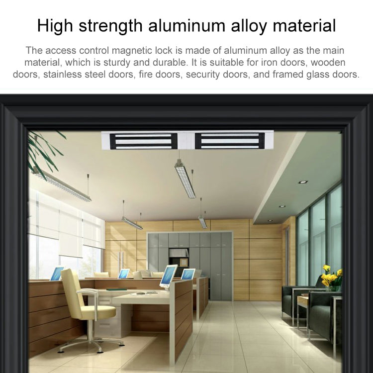 YH-180D Double Door Magnetic Lock (180kg)