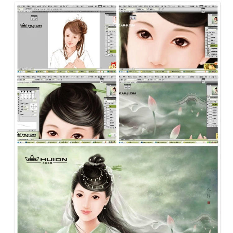 Huion 4.0 x 2.23寸电子圖形繪製的數位板 420 帶筆