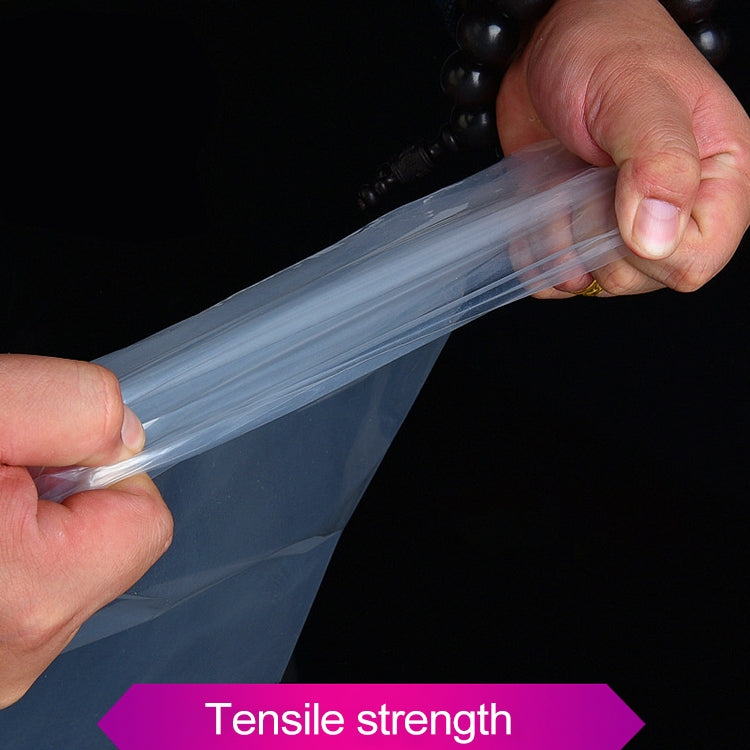 100個裝 熱壓封口機專用透明塑料袋 23cm x 33cm 定製logo和設計