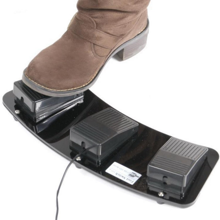 USB三重腳踏開關