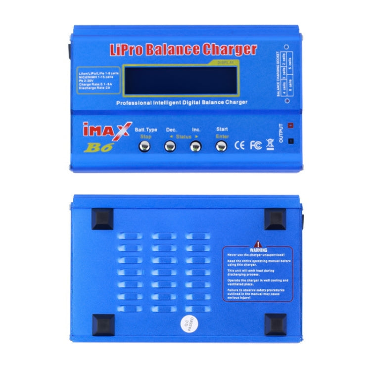 W303 iMAX B6充電器T插版 藍色, W303
