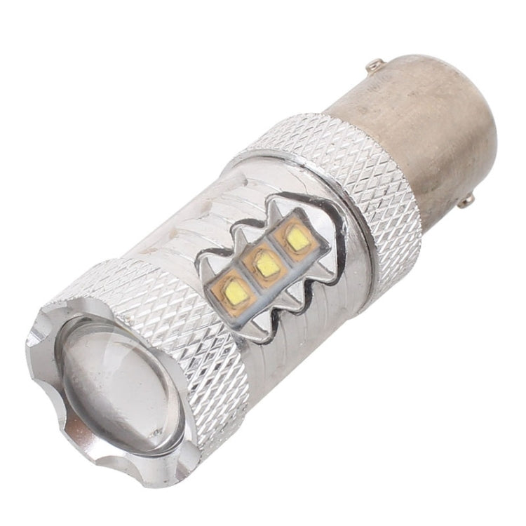 1156/BA15S 80W 800流明 色溫6500K 16-3535-LEDs 白光 倒車燈 ,帶恆流 DC12-24V