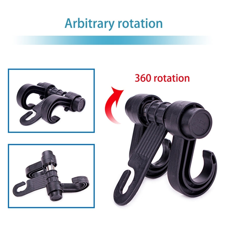 KANEED Car Vehicle Multi-functional Seat Headrest Bag Hanger Hook Holder Seat Headrest Hanger Hanging Holder Double Hooks