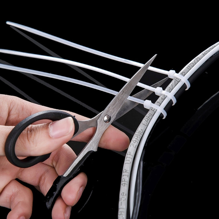 1000pcs Self-Locking Nylon Cable Wire Zip Ties(Size: 3 x 100mm)