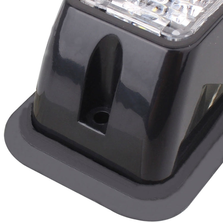 12W 720流明 6500K 波長635納米 4-LED  接線頻閃汽車警示燈 DC12-24V 線長：95厘米