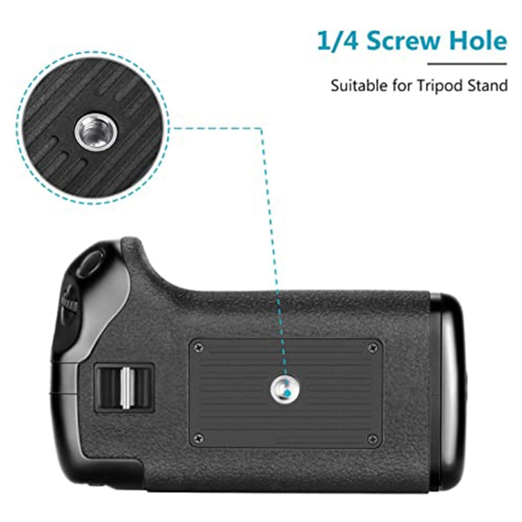 電池手柄適用於佳能EOS 550D帶二個電池盒