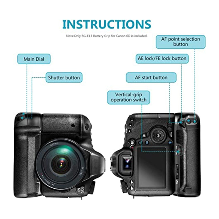 電池手柄適用於佳能6D