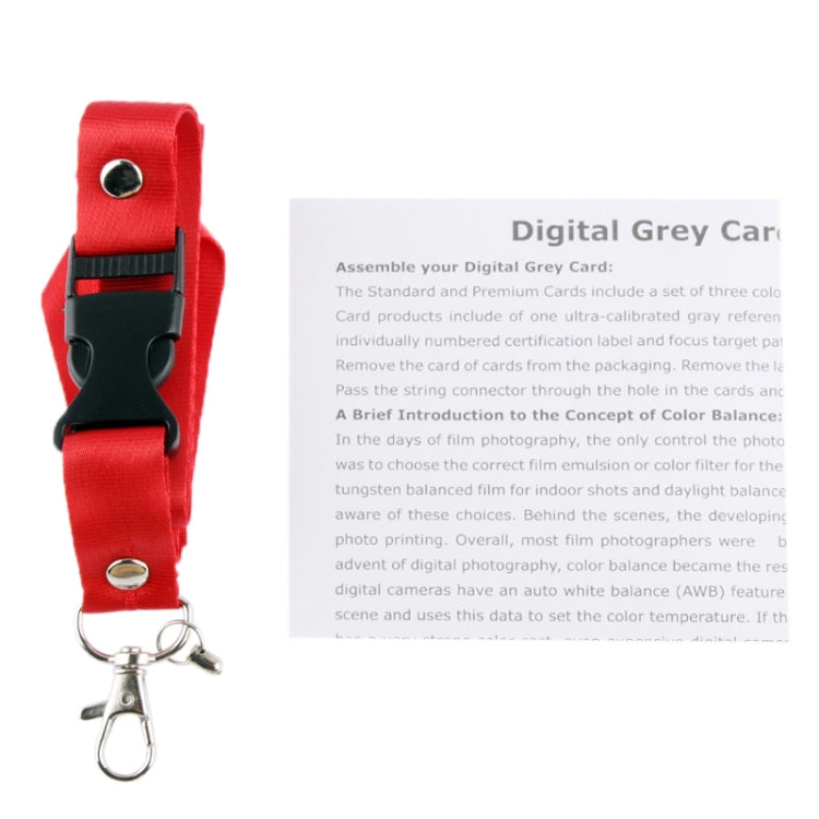 三合一 黑白灰色彩平衡工具,適用於任何數碼相機, 尺寸: 17.5cm x 12cm 大號