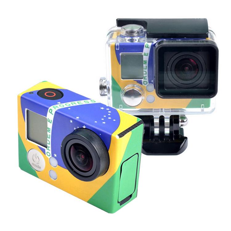 GoPro Hero 3+  / 3適用貼紙, US Flag, AU Flag, UK Flag, Brazil Flag