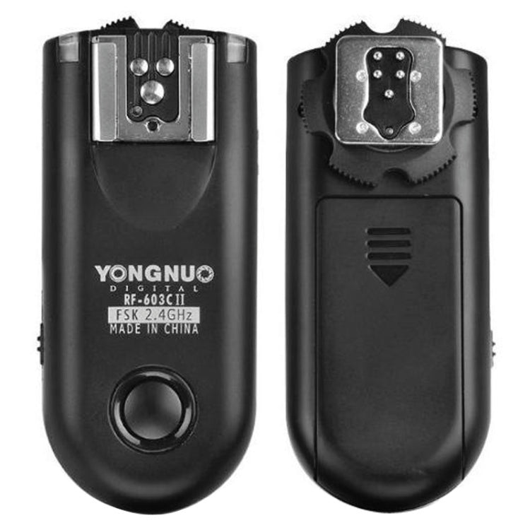 永諾 RF603C II 無線引閃器 2隻裝 帶C1接頭線