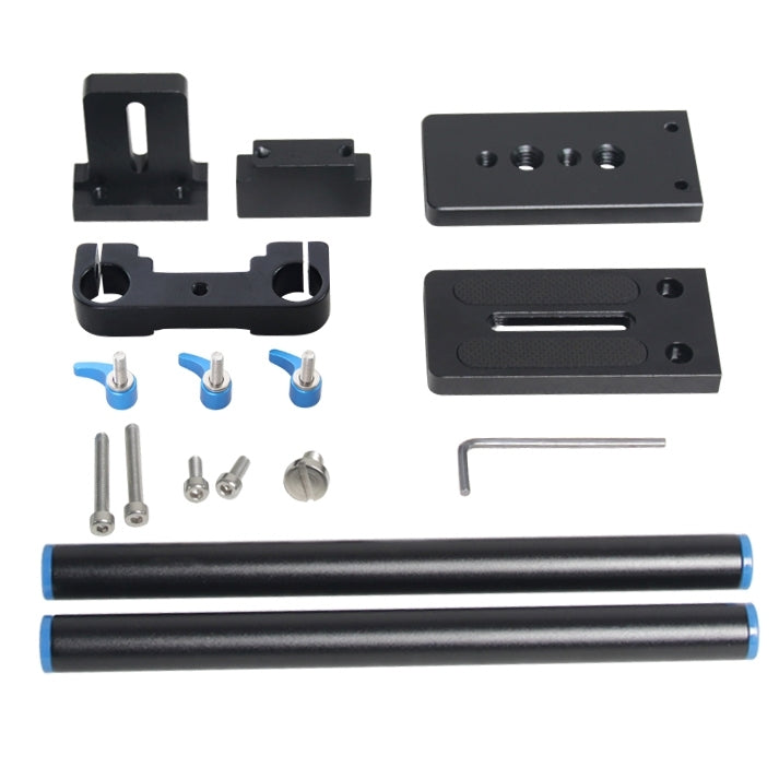 YLG1005H 15mm簡易支架軌道 適用於單反相機/攝像機