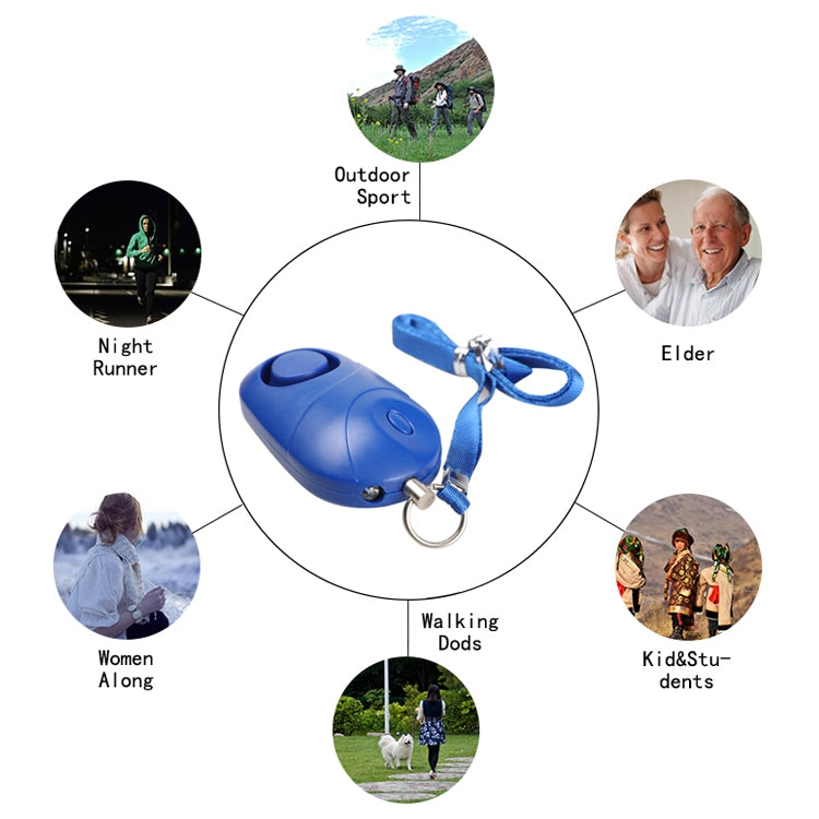 個人安全報警器帶電筒和掛繩