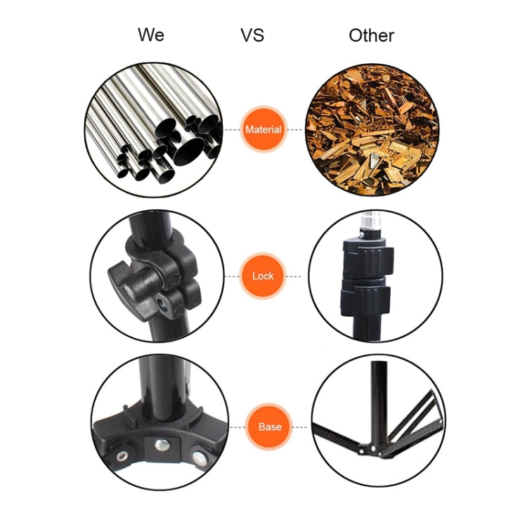 68cm-200cm通用型鋁合金閃光燈支架