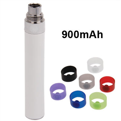 900mAh 电子煙電池手動煙桿 附帶: 七色電源按鍵圈