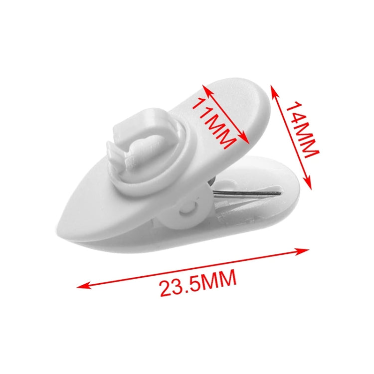 1000pcs 旋轉式耳機線夾子