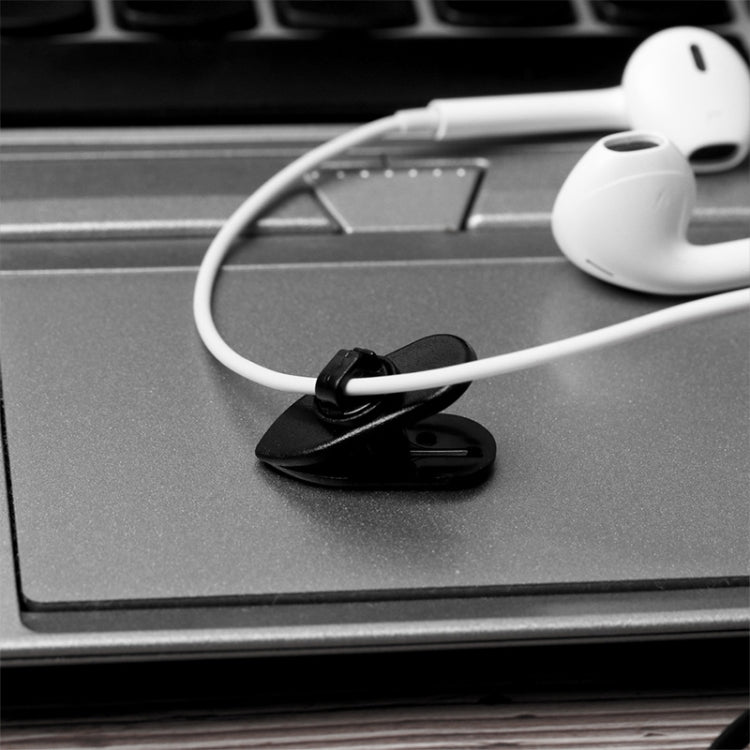 1000pcs 旋轉式耳機線夾子