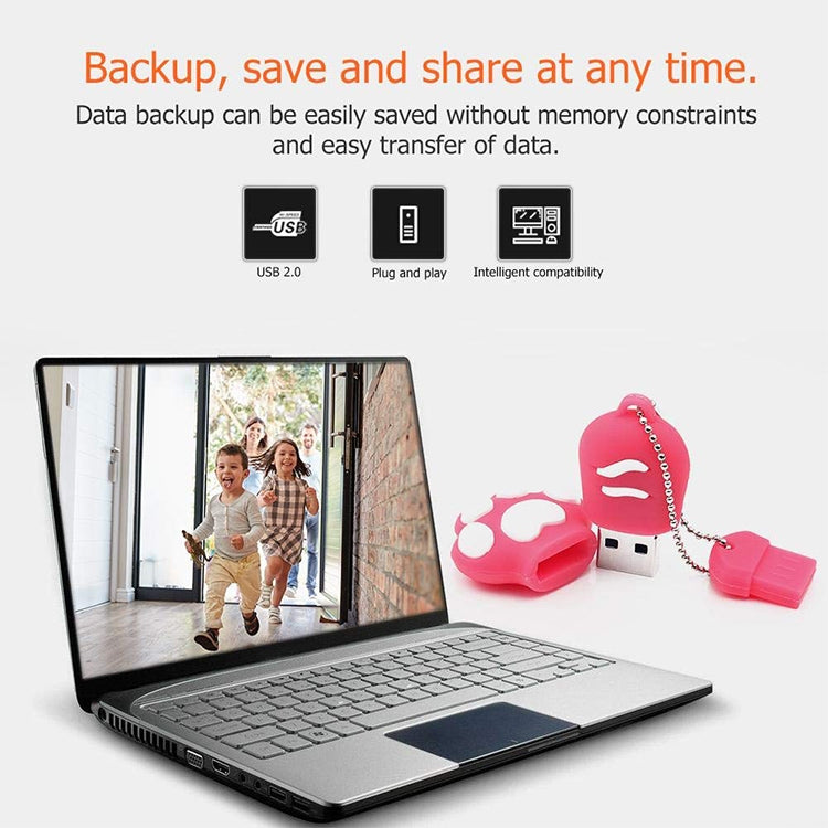 16GB 熊掌形狀 U盤