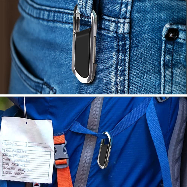 16GB金屬鑰匙扣 2.0 U盤 黑色