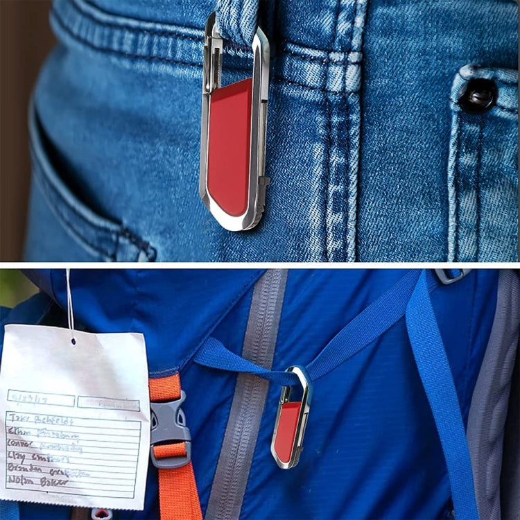 8GB金屬鑰匙扣 2.0 U盤 紅色