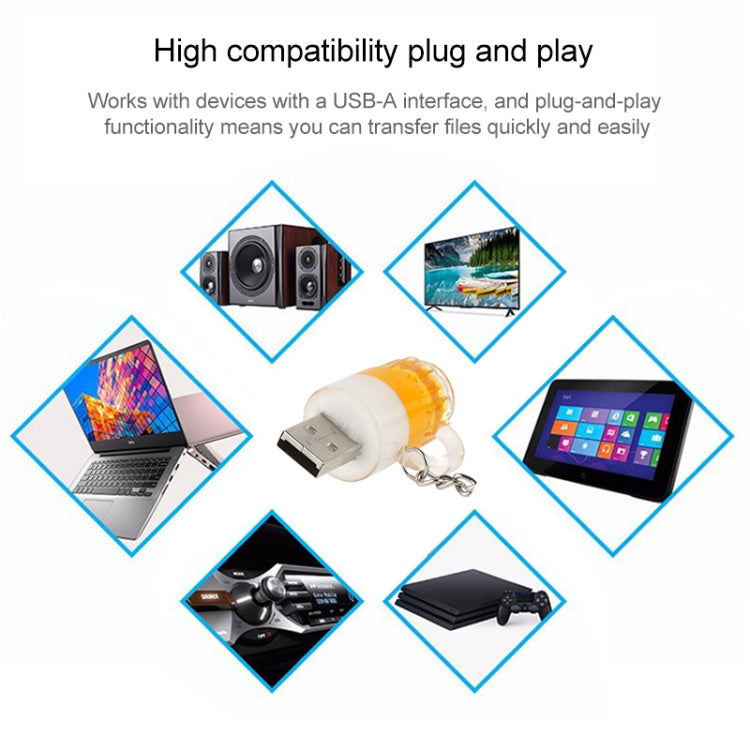 啤酒鑰匙扣樣式U盤 16GB