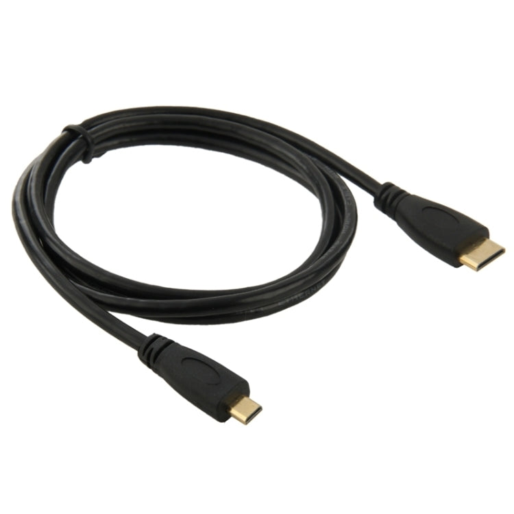 MINI HDMI 公轉MICRO HDMI 公線, 長度: 1米
