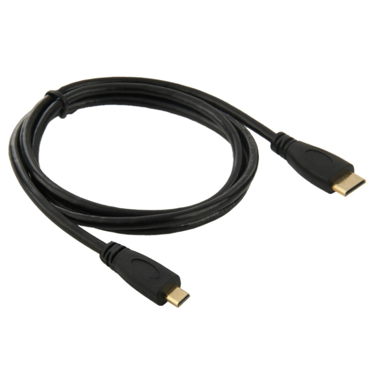 MINI HDMI 公轉MICRO HDMI 公線, 長度: 1米