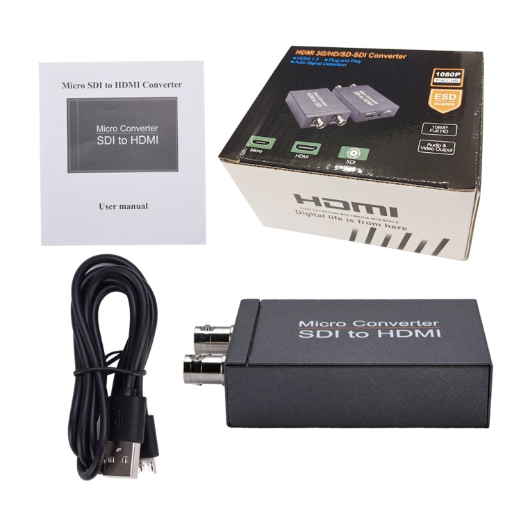 NK-M008 3G SDI 轉 HDMI+SDI 環路輸出 轉換器