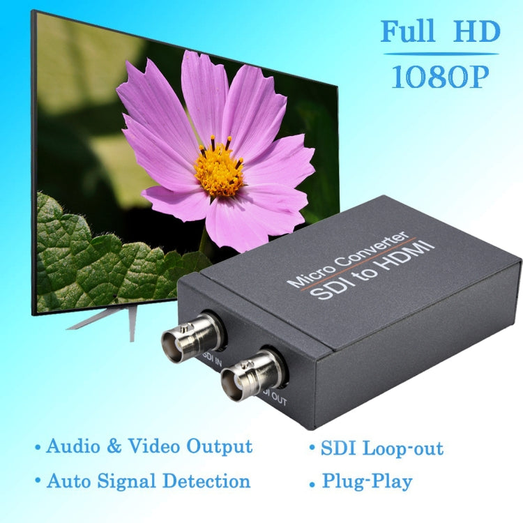 NK-M008 3G SDI 轉 HDMI+SDI 環路輸出 轉換器