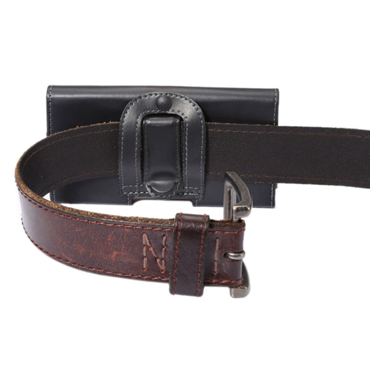 適用於iPhone 4G 光面紋背夾扣上下開橫套掛腰包