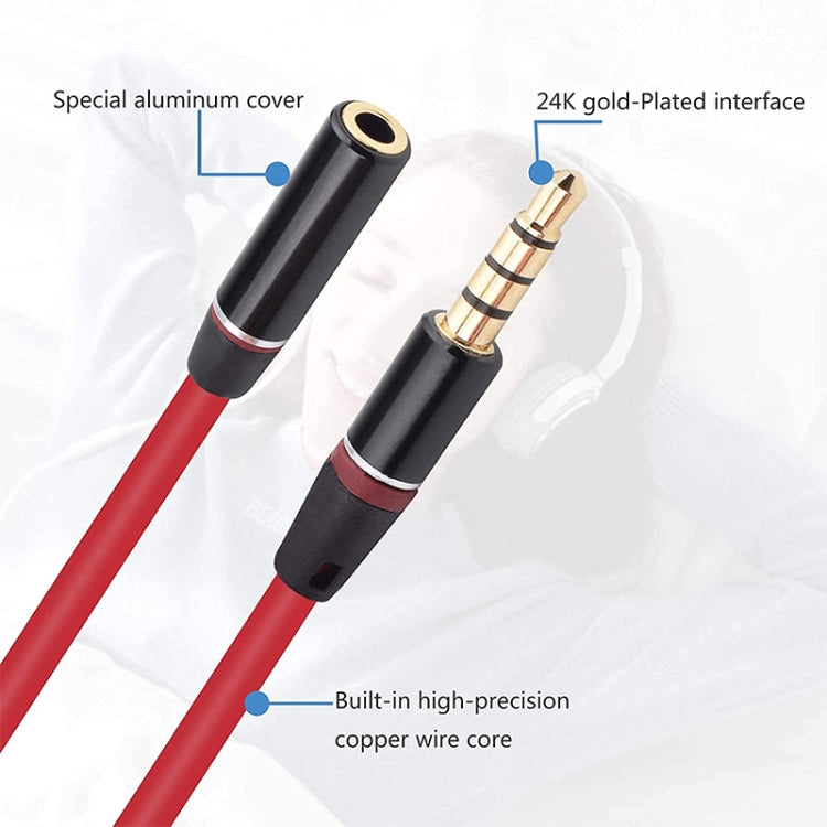 3.5mm Jack 公頭轉母頭連接線  線長1.2米 中性