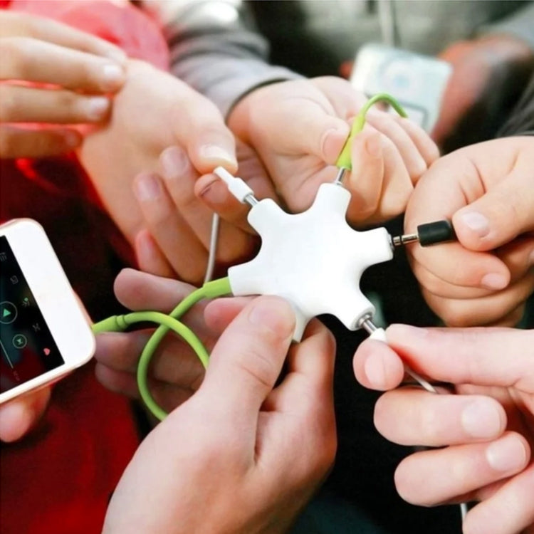 3.5mm音頻適配器, 6個母頭