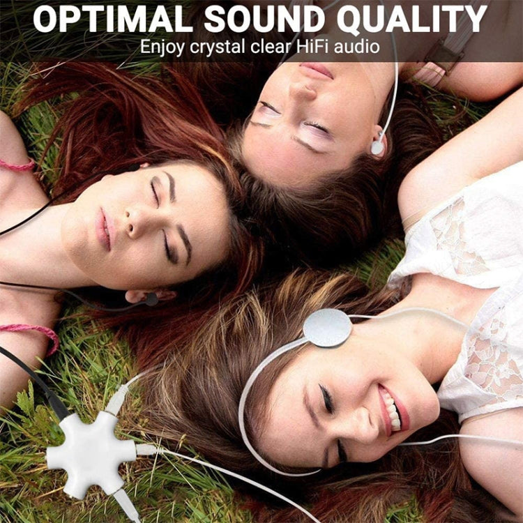 3.5mm音頻適配器, 6個母頭