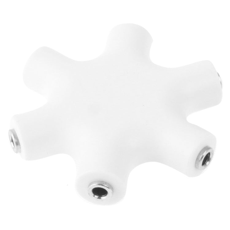 3.5mm音頻適配器, 6個母頭, 配音頻線