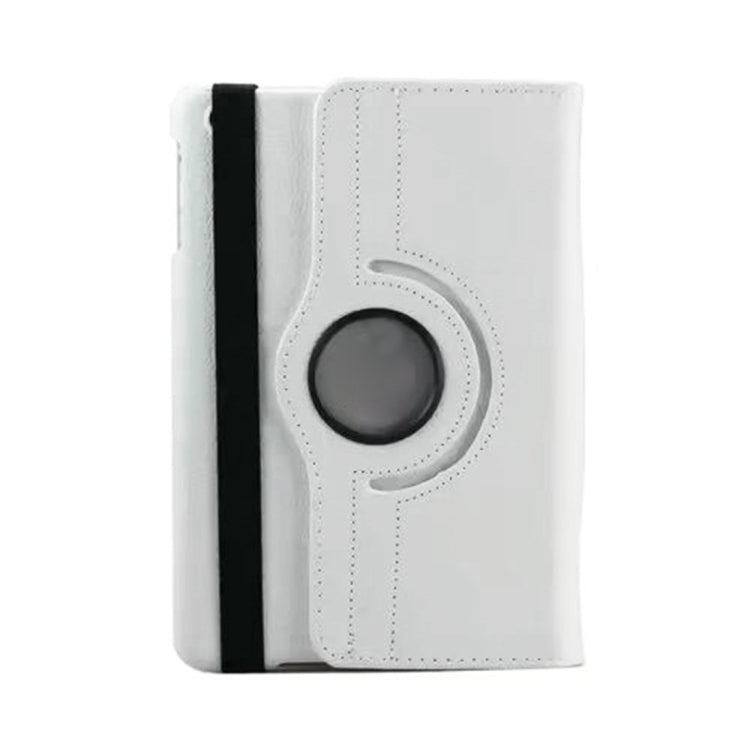 適用於iPad 9.7  / 適用於iPad 9.7  / 適用於iPad 6 / 適用於iPad 5 荔枝紋360度旋轉皮套帶2檔支架