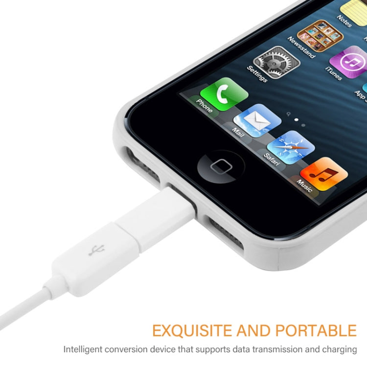 Micro 5 Pin USB to 8 Pin 充電 / 數據傳輸轉接頭