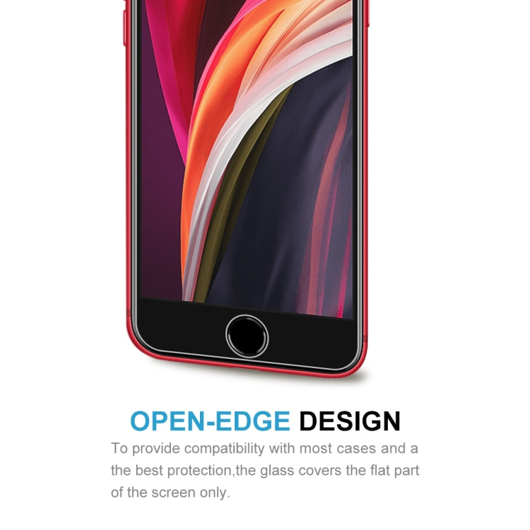 100 PCS 適用於蘋果iPhone SE / 5 / 5S / 5C 0.26mm厚度 9H表面硬度 2.5D弧邊 鋼化玻璃保護膜