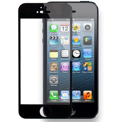 適用於iPhone 5 & 5S & 5C 鋼化玻璃保護膜 絲印大邊